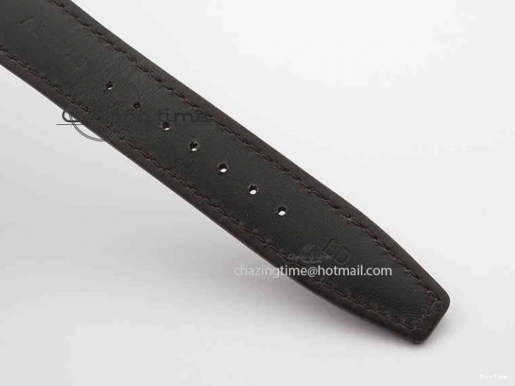 MIROTIME 0312 Unique Portuguese IW3714 Diam ZF V2 1:1 Best Edition Gray Dial On Brown Leather Strap A79350 (Slim Movement) 7250